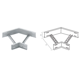 Curva Horizontal 45º